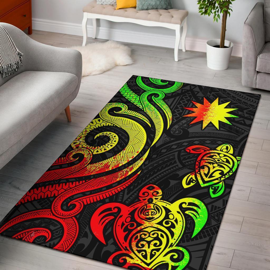 Nauru Area Rug - Reggae Tentacle Turtle - Vibe Hoodie Shop