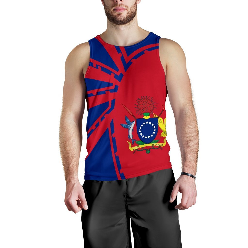 Cook Islands Tank Top For Men Premium Style - Vibe Hoodie Shop