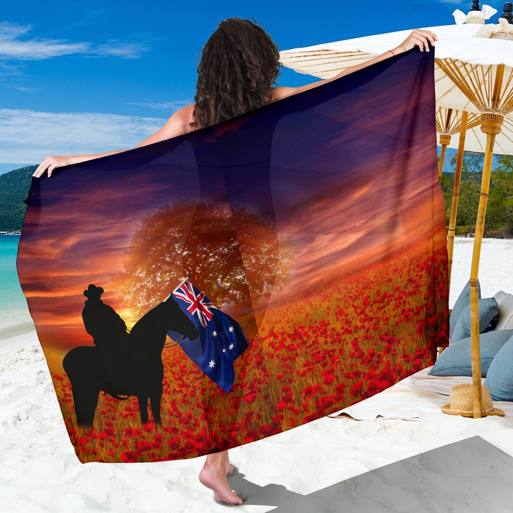 ANZAC Day 2021 Sarong - Lest We Forget Ver01 - Vibe Hoodie Shop