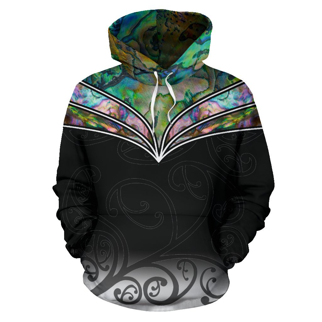 New Zealand Maori Paua Shell Hoodie - Vibe Hoodie Shop