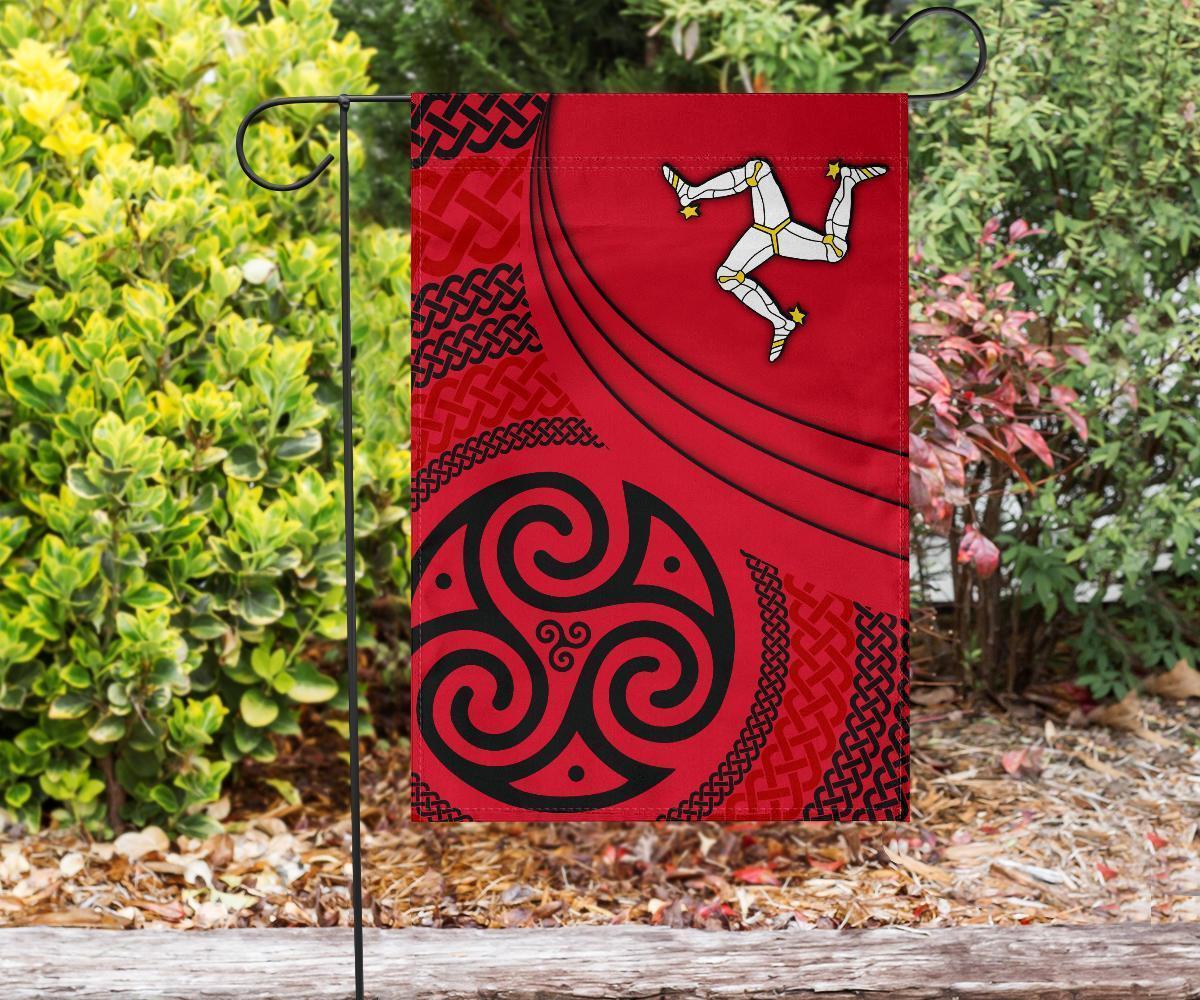 Celtic Flag - Isle of Man Flag With Celtic Patterns - Vibe Hoodie Shop