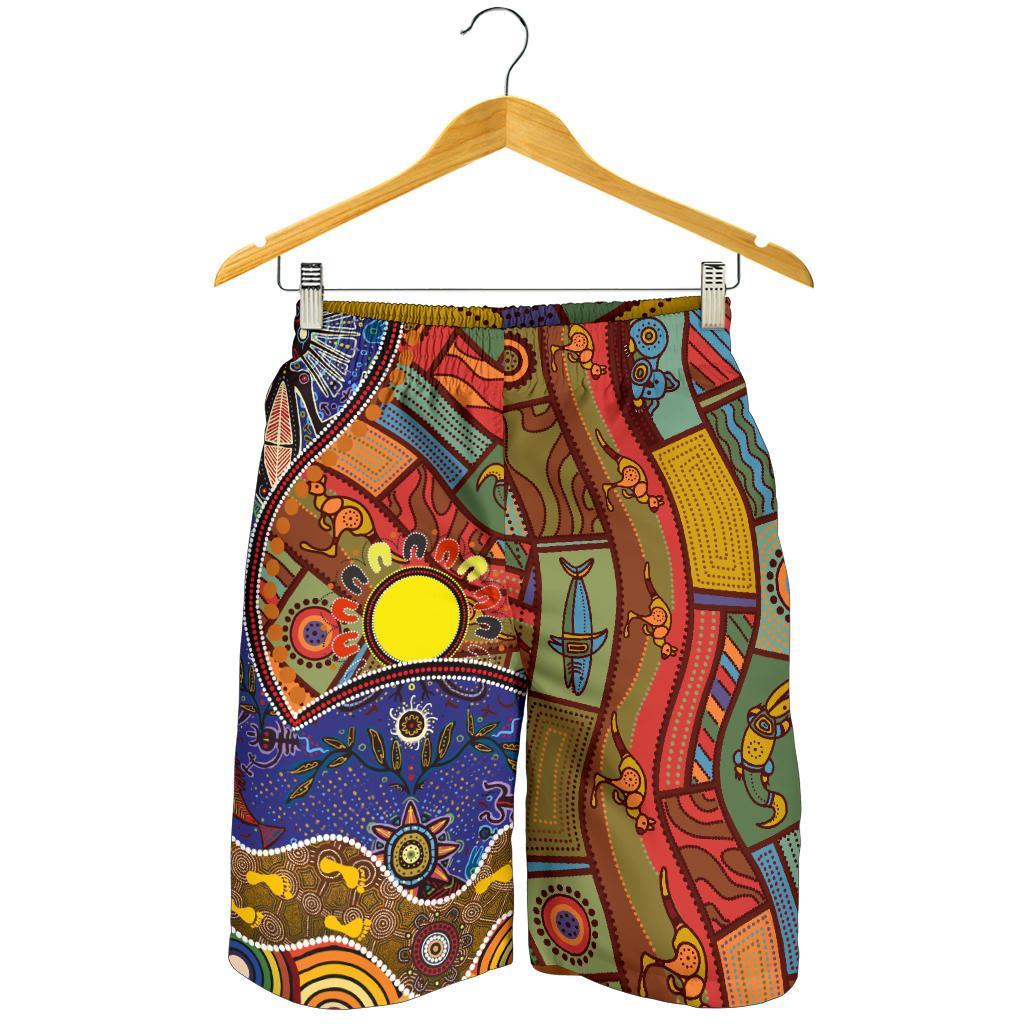 Shorts Men - Shaman People and Animals - Vibe Hoodie Shop