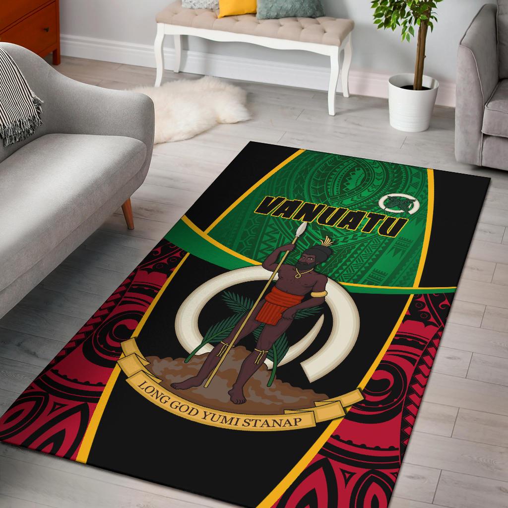 Vanuatu Rugby Area Rug Unique Vibes - Vibe Hoodie Shop