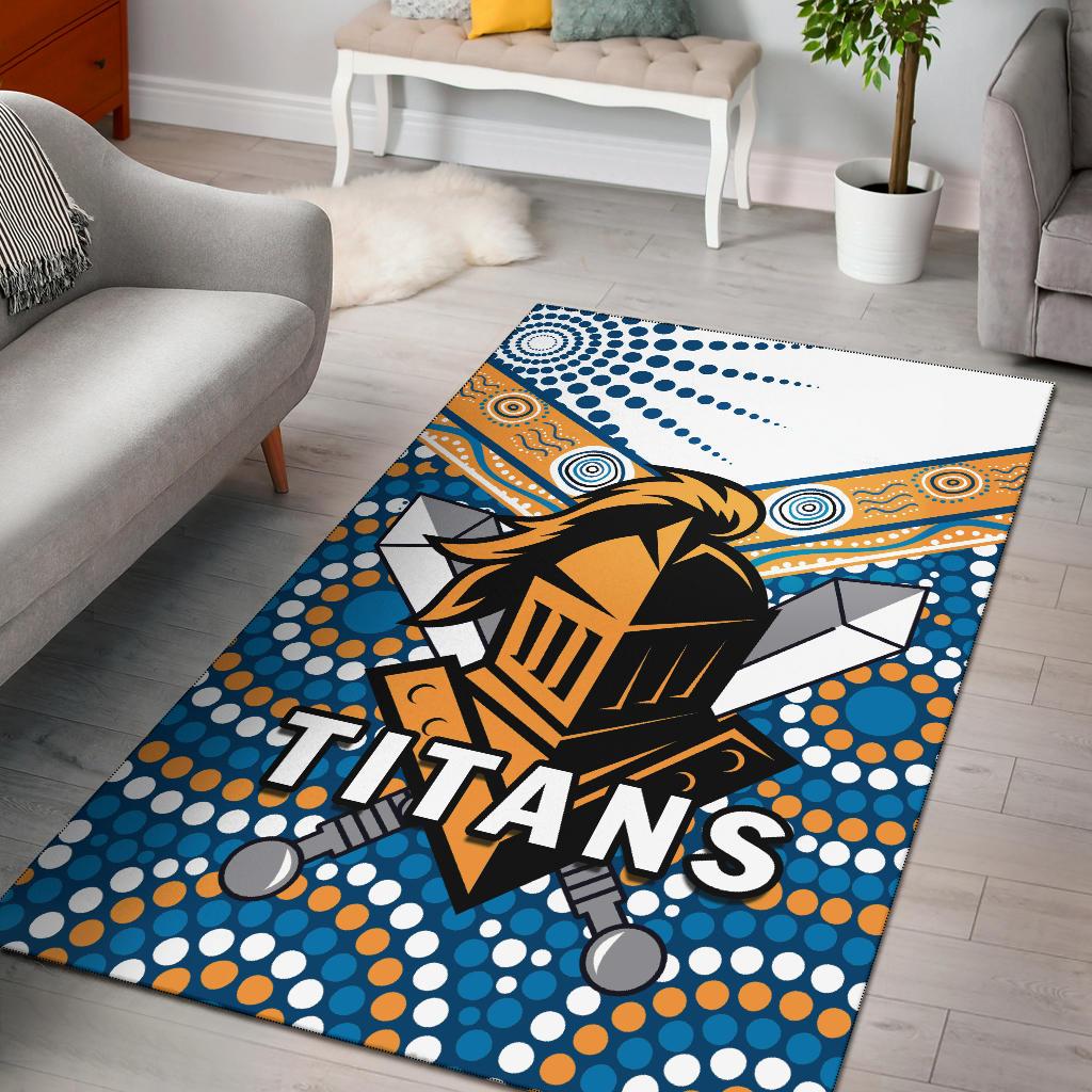 Titans Knight Area Rug Gold Coast - Vibe Hoodie Shop