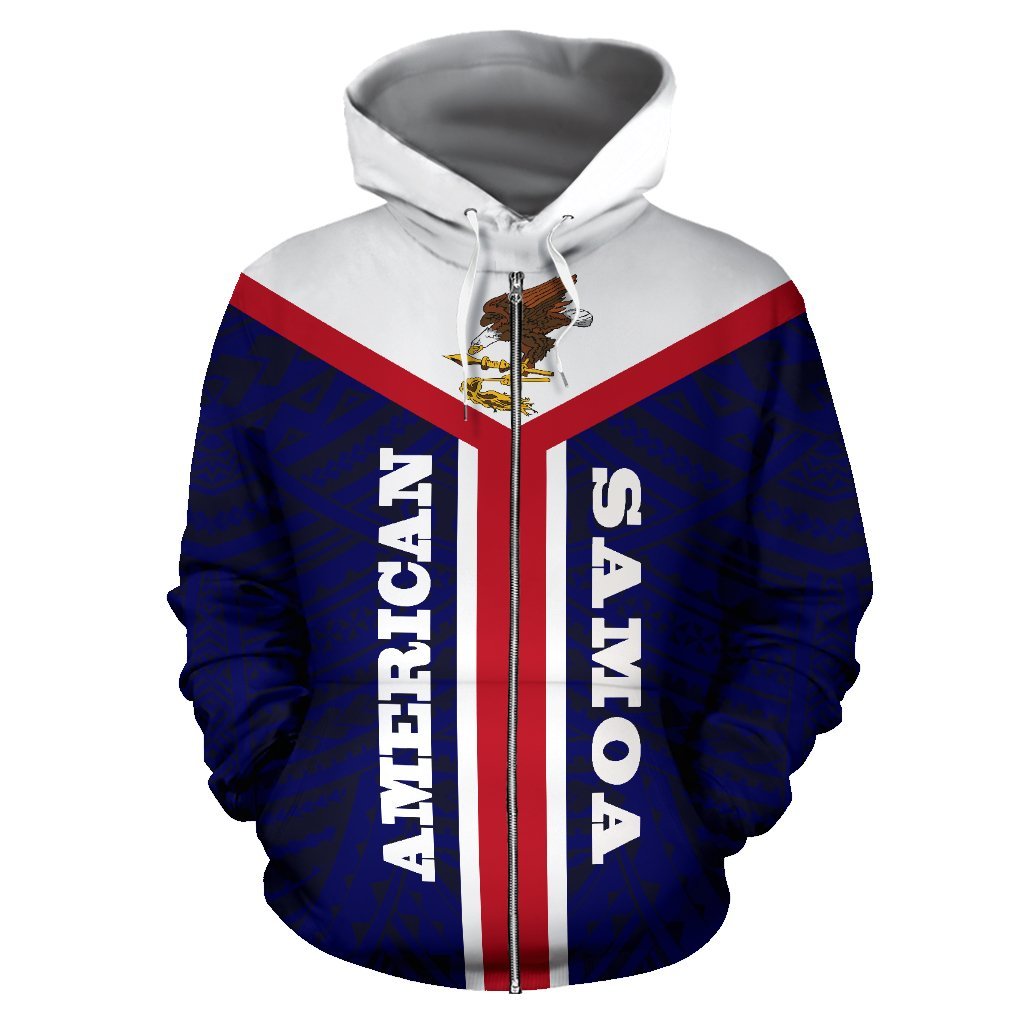 American Samoa Is My Homeland Zip Hoodie - Vibe Hoodie Shop