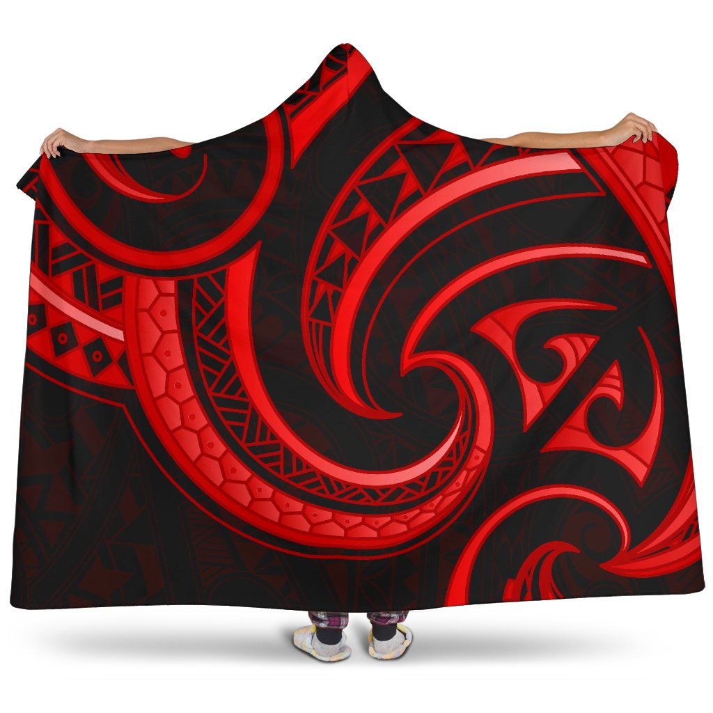 new-zealand-maori-mangopare-hooded-blanket-polynesian-red