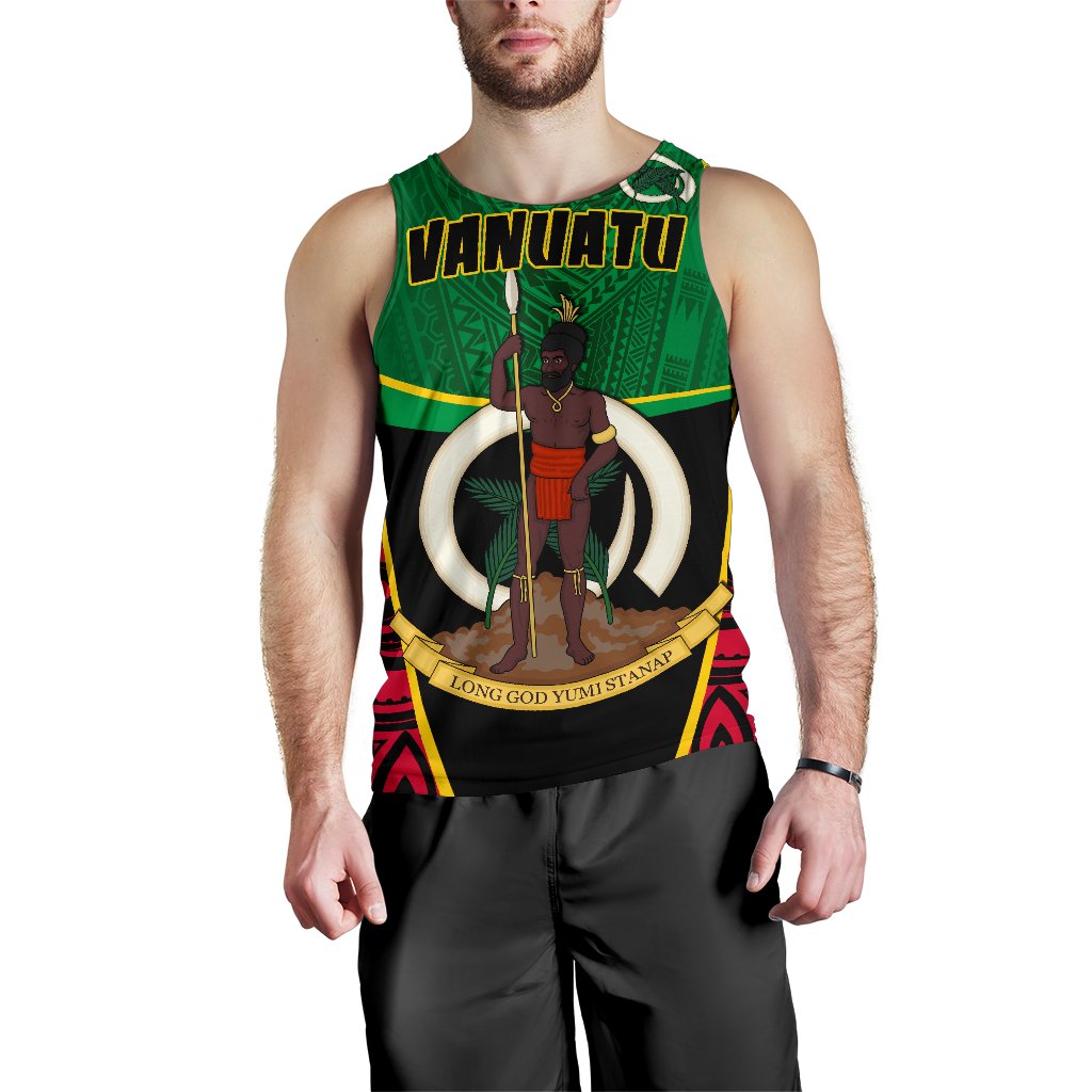 Vanuatu Rugby Men Tank Top Unique Vibes - Vibe Hoodie Shop