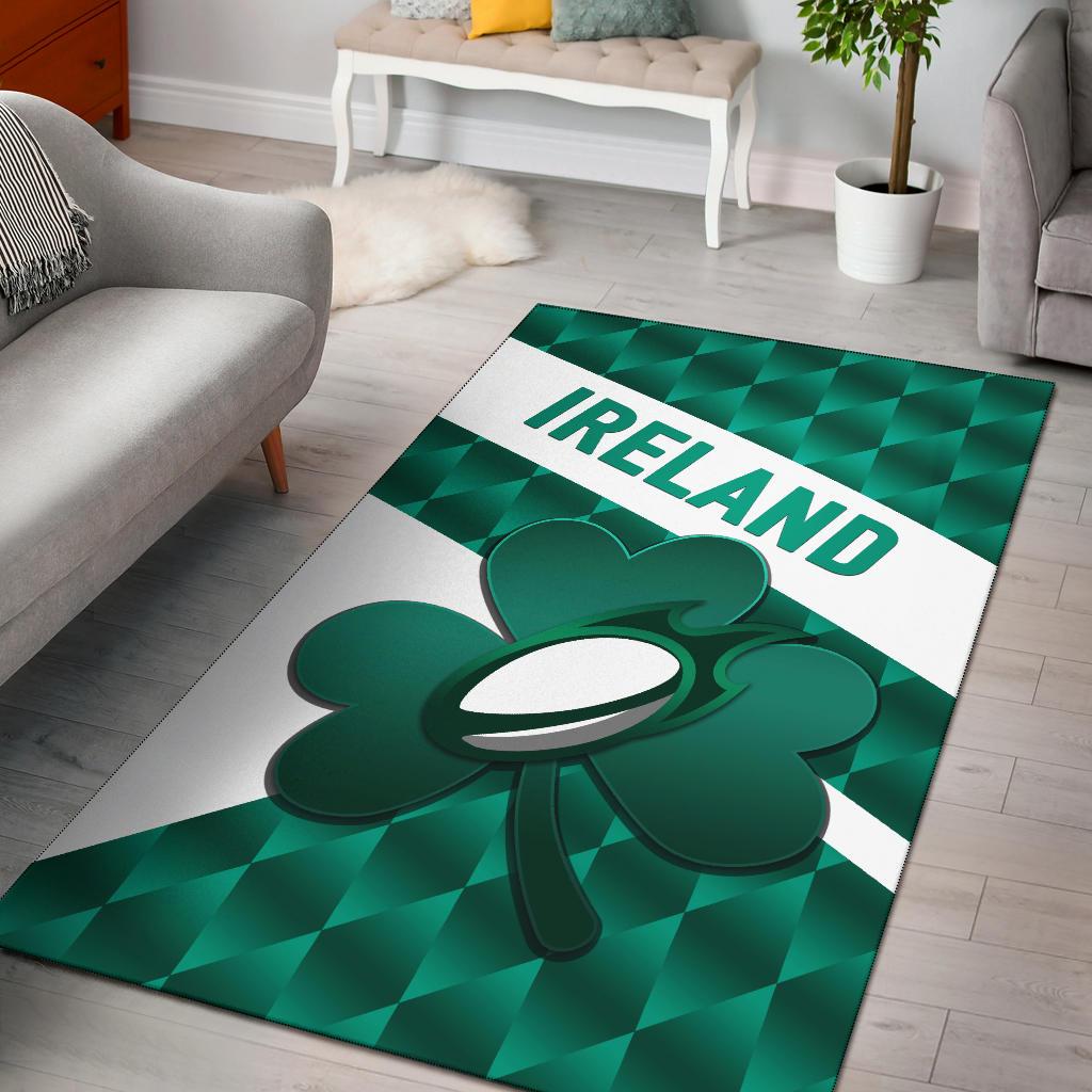 Ireland Rugby Area Rug Sporty Style - Vibe Hoodie Shop