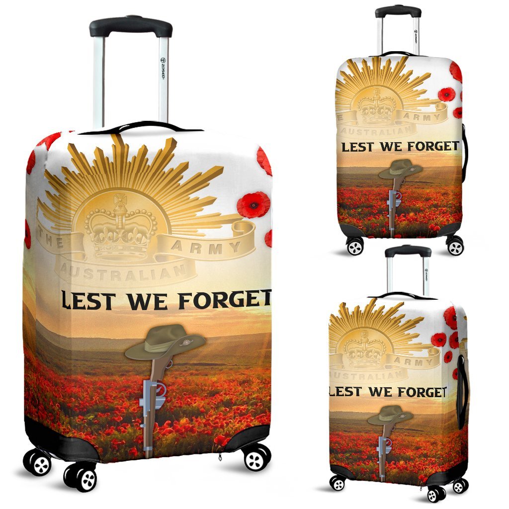 ANZAC Day 2021 Luggage Covers - We Will Remember Them - Vibe Hoodie Shop