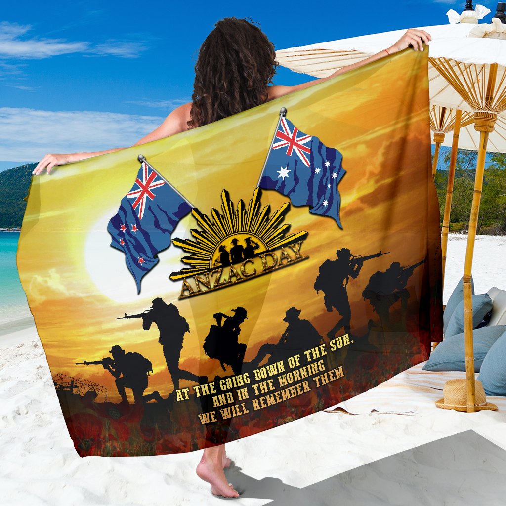 ANZAC Sarong - Australian and New Zealand Army Corps - Vibe Hoodie Shop