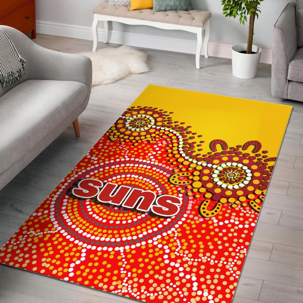 Gold Coast Area Rug Suns Aboriginal - Vibe Hoodie Shop