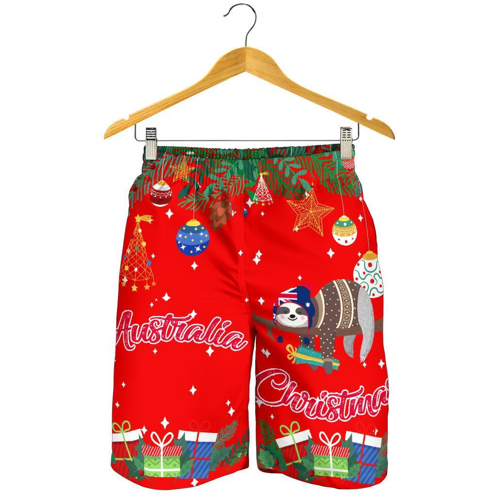 Australia Christmas Men's Short Red - Merry Christmas - Vibe Hoodie Shop