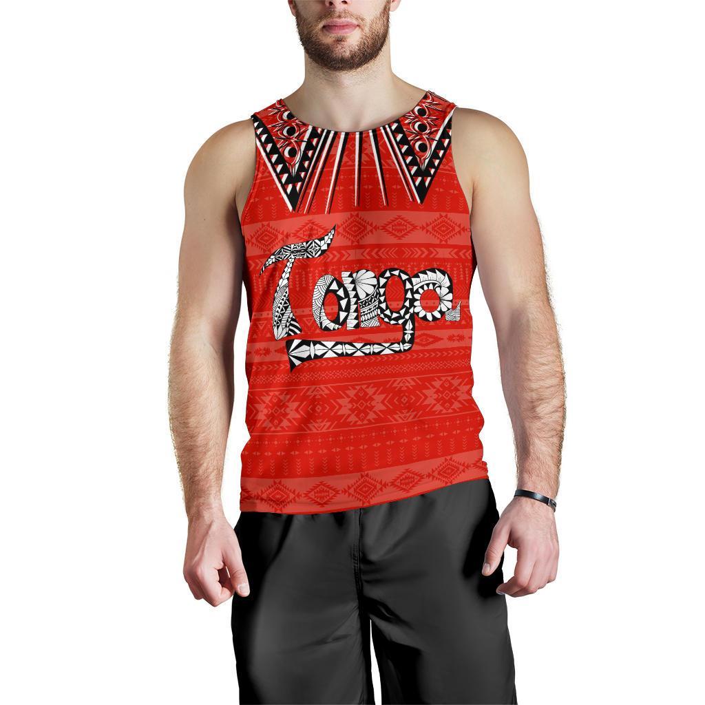 Coat Of Arms Tonga Men's Tank Top - Vibe Hoodie Shop