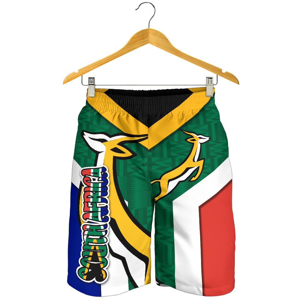 South Africa Men Shorts Springboks Rugby Be Proud - Vibe Hoodie Shop