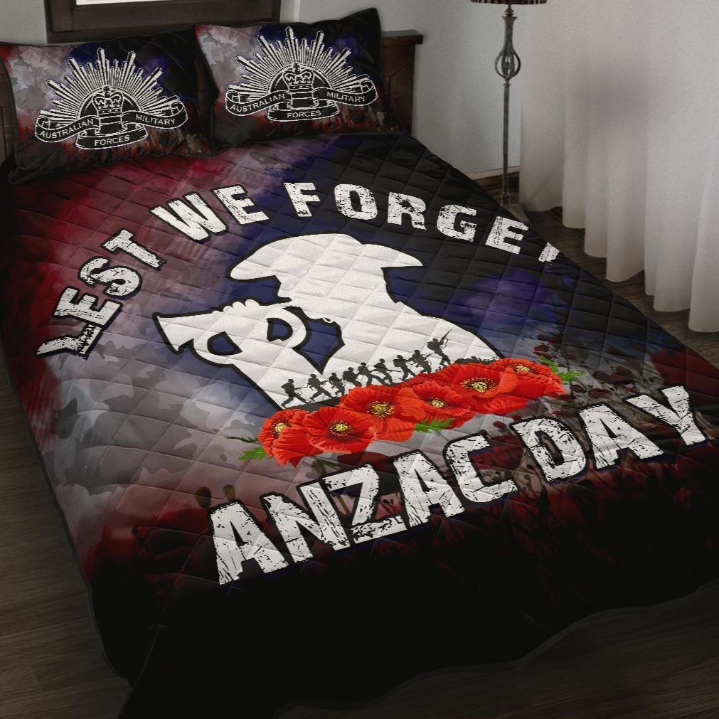 ANZAC Day Quilt Bed Set - The Australian Army - Vibe Hoodie Shop