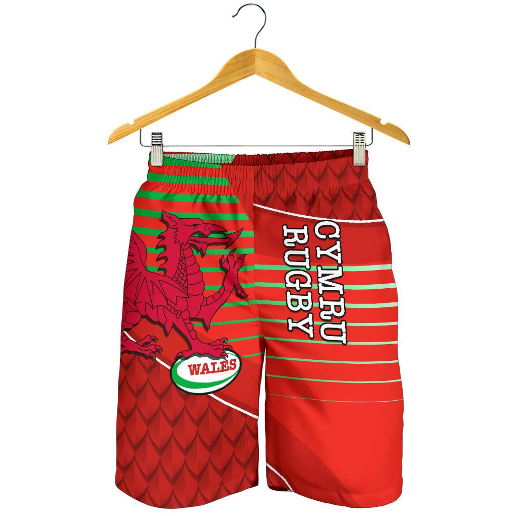 Wales Rugby Men Shorts Dragon Special - CYMRU - Vibe Hoodie Shop