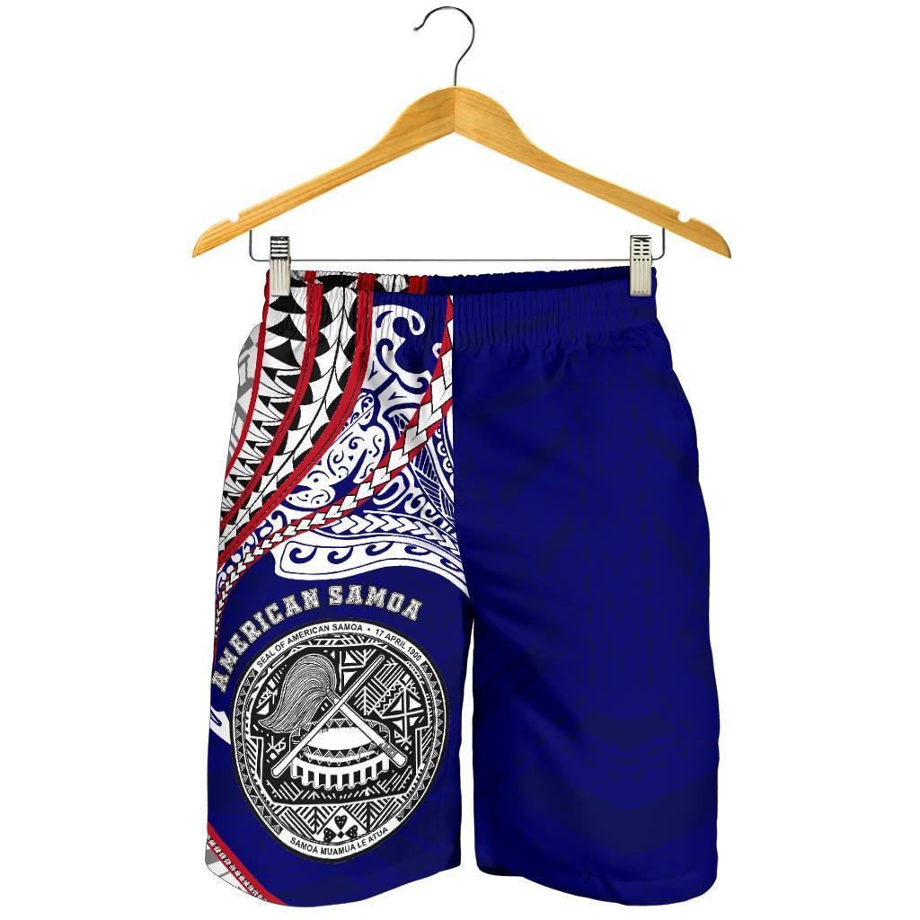 American Samoa Men's Shorts Kanaloa Tatau Gen As - Vibe Hoodie Shop