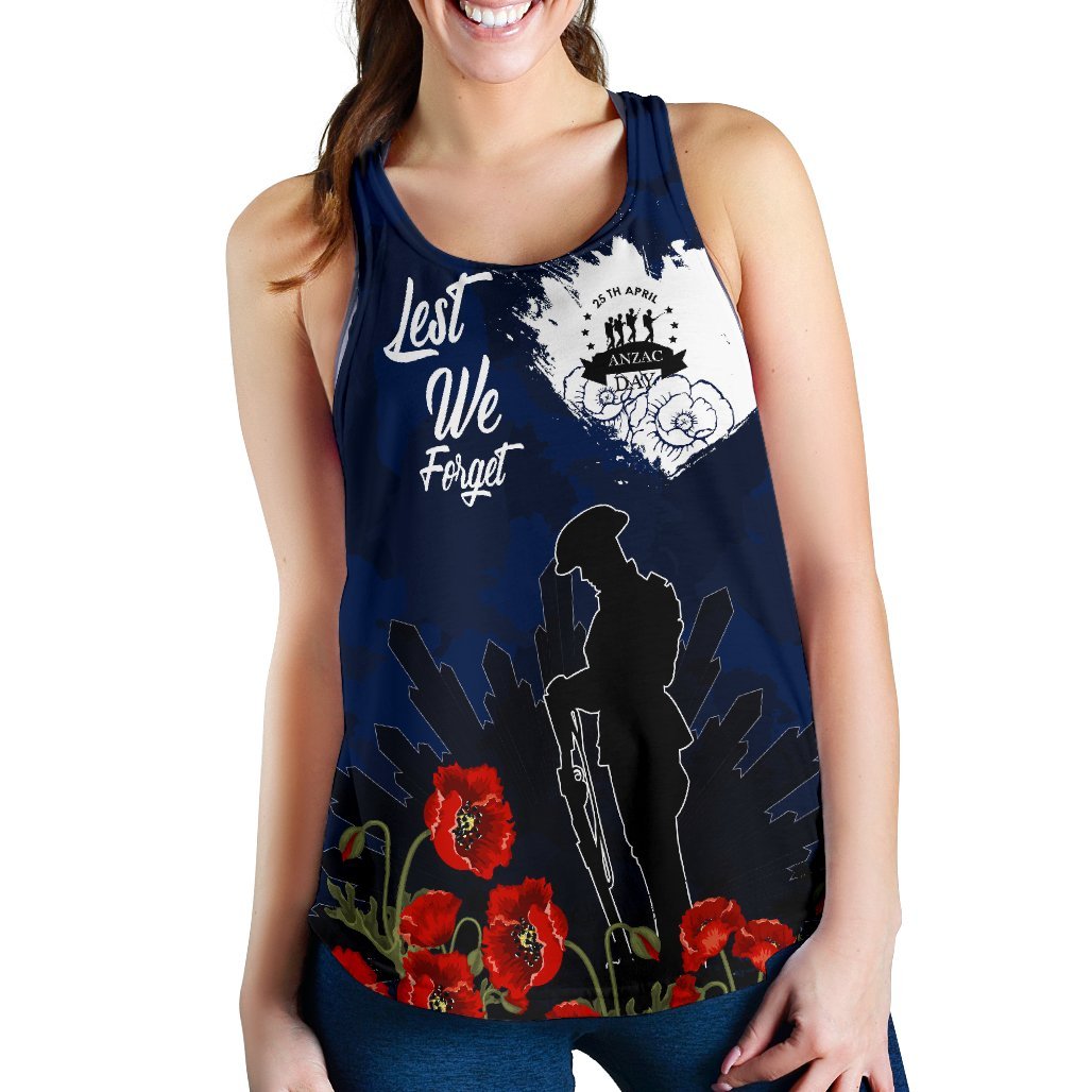 ANZAC Day Women's Tank Top - Australia ANZAC Day 2021 - Vibe Hoodie Shop