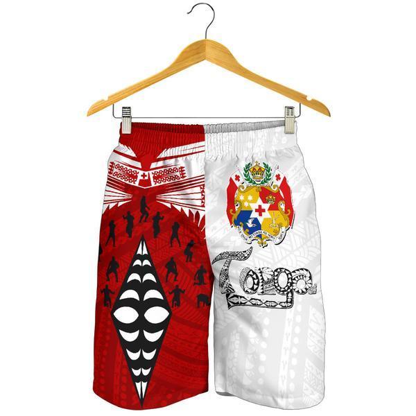 Tonga Men's Shorts - Tongan Sipi Tau Rugby - Vibe Hoodie Shop