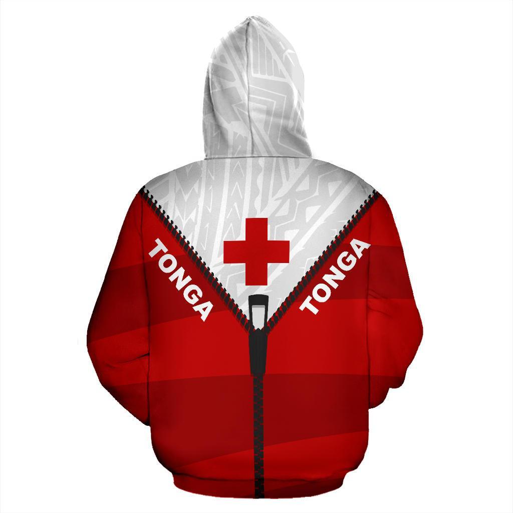 Tonga Hoodie With Straight Zipper Style 2.0 - Vibe Hoodie Shop