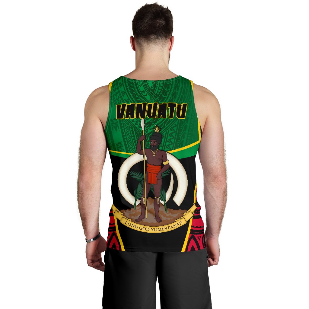 Vanuatu Rugby Men Tank Top Unique Vibes - Vibe Hoodie Shop