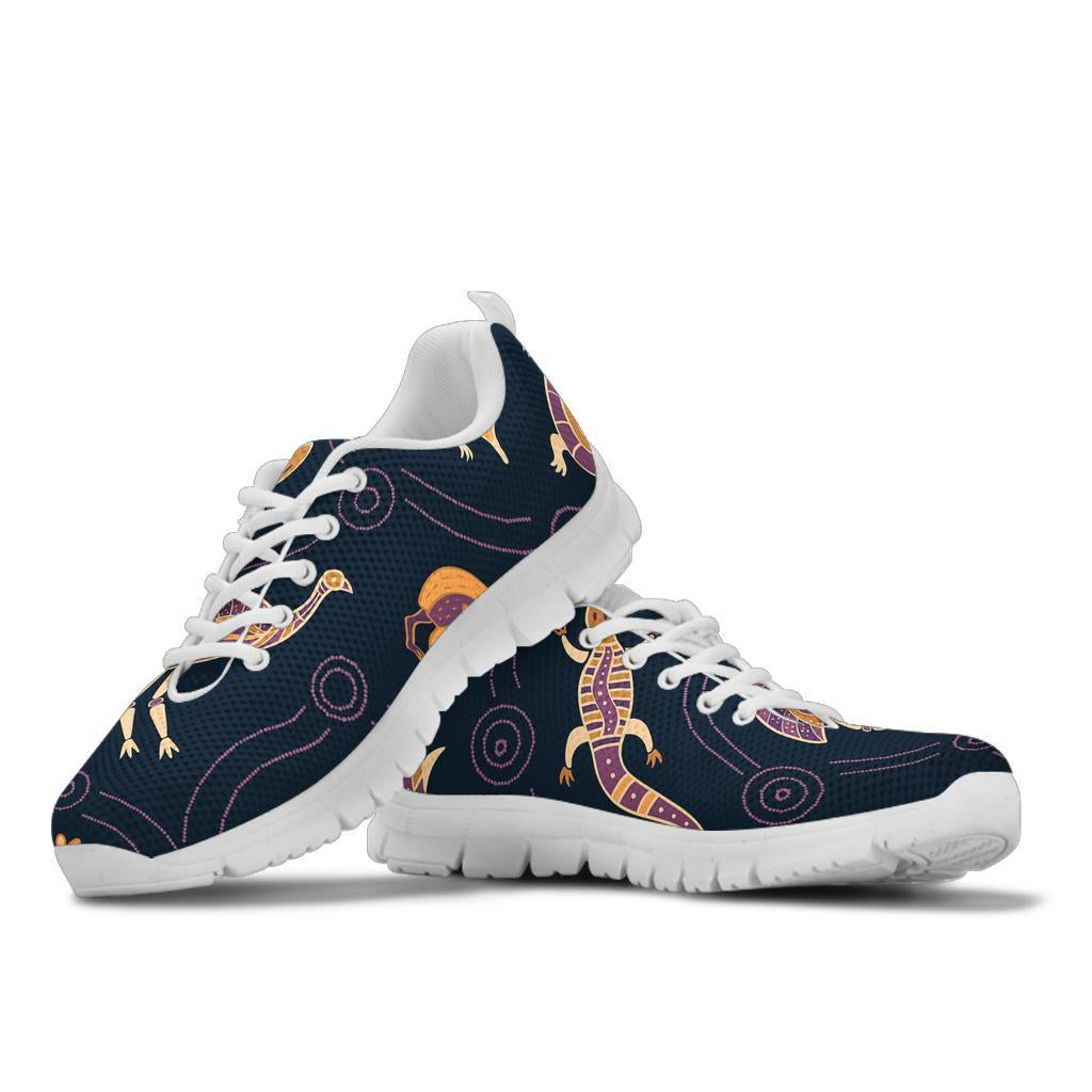 Sneakers - Indigenous Animals Patterns - Vibe Hoodie Shop