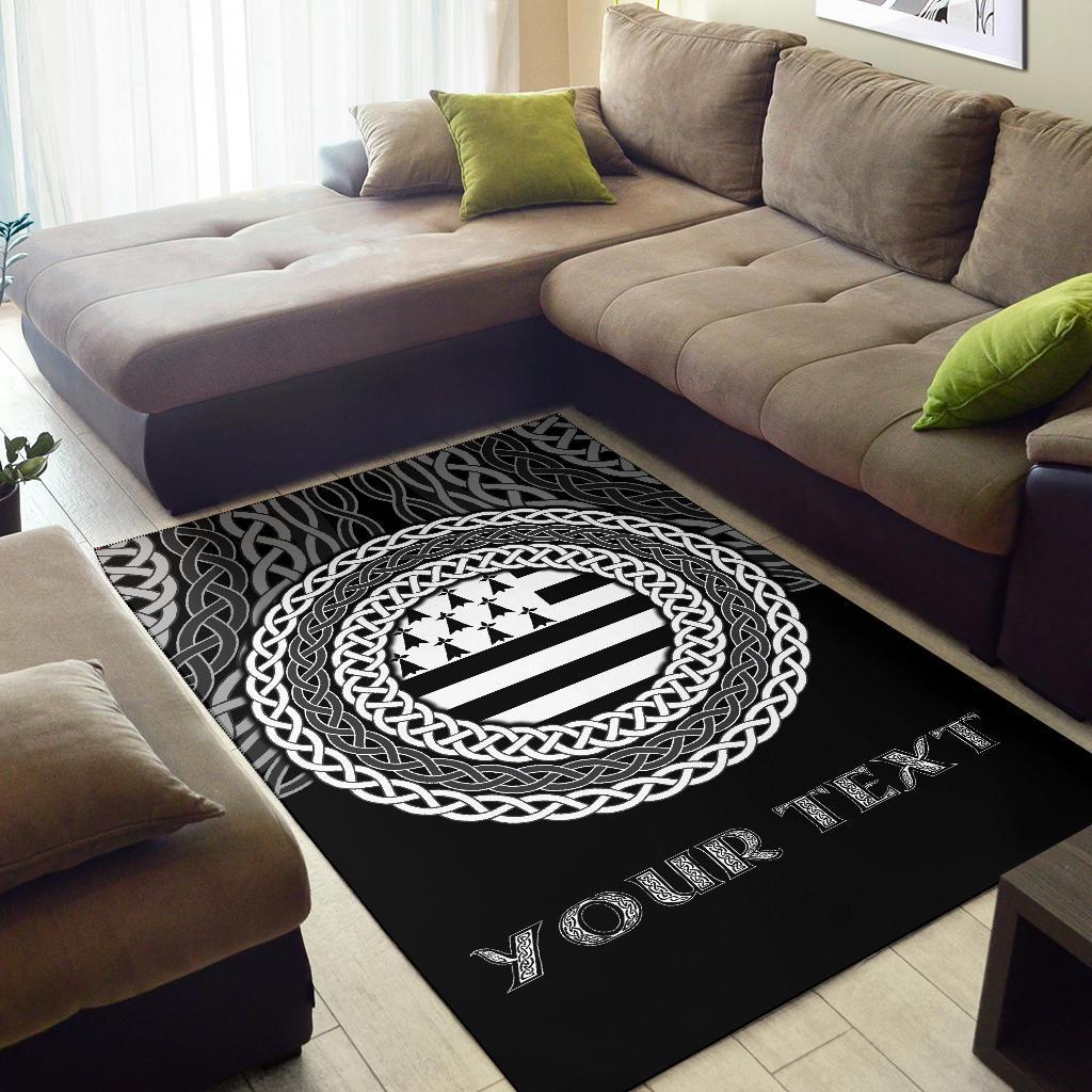 Brittany Celtic Personalised Area Rug - Celtic Pride - Vibe Hoodie Shop