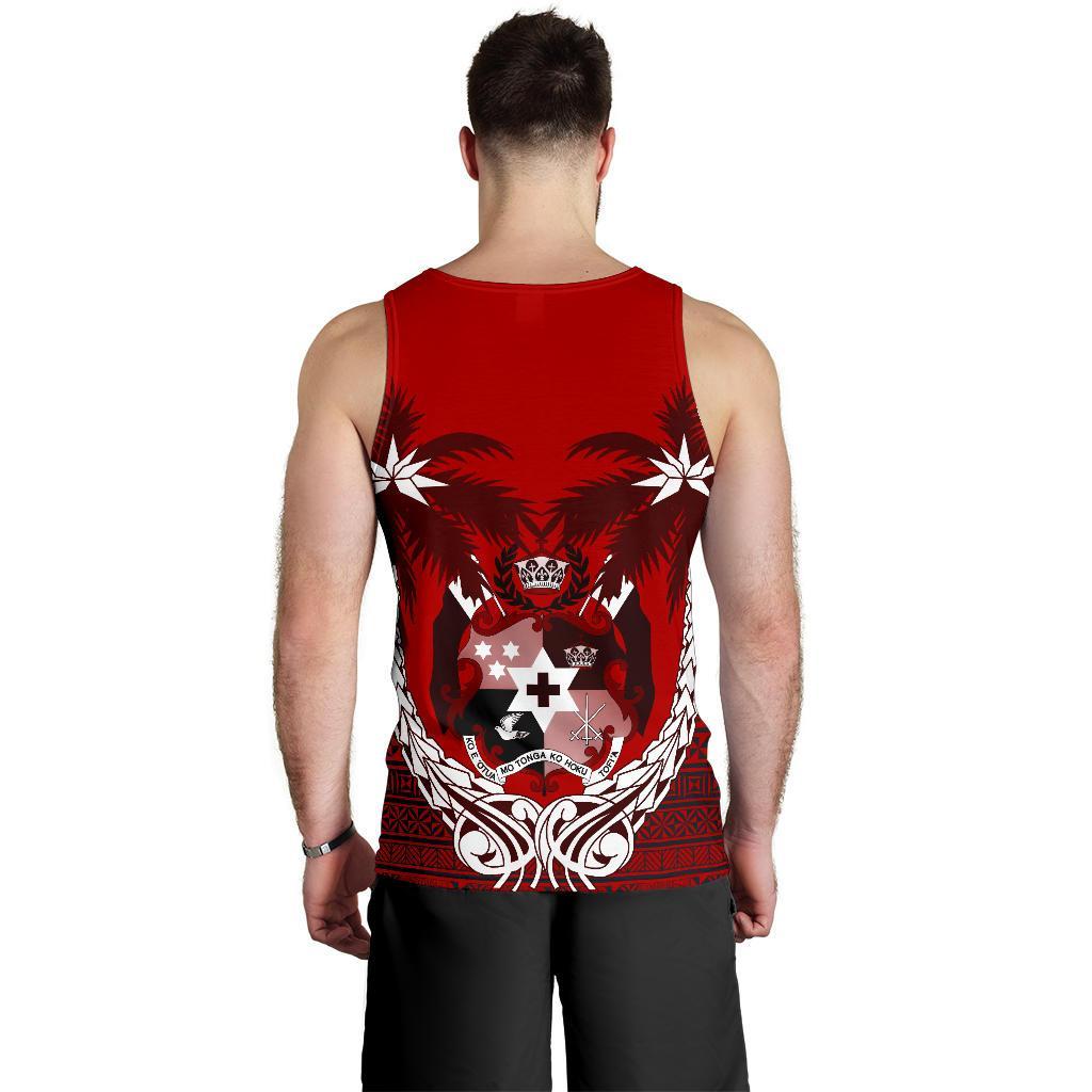 Tonga Polynesian Coconut Men's Tank Top - Vibe Hoodie Shop