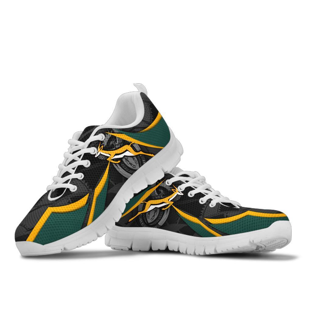 South Africa Sneakers - South African Spirit (Yellow) - Vibe Hoodie Shop