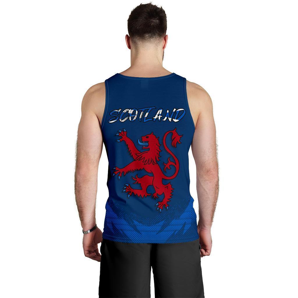 Scotland Flag Men's Tank Top Lion King - Vibe Hoodie Shop