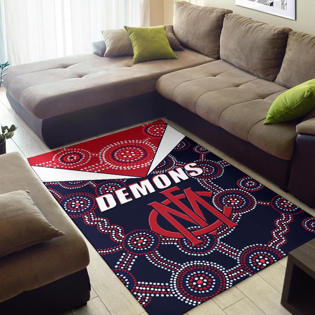 Demons Indigenous Area Rug Melbourne Fancy - Vibe Hoodie Shop