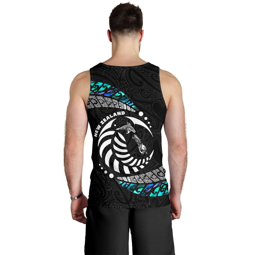 Maori New Zealand Men's Tank Top Hei Tiki Sport Style - Vibe Hoodie Shop