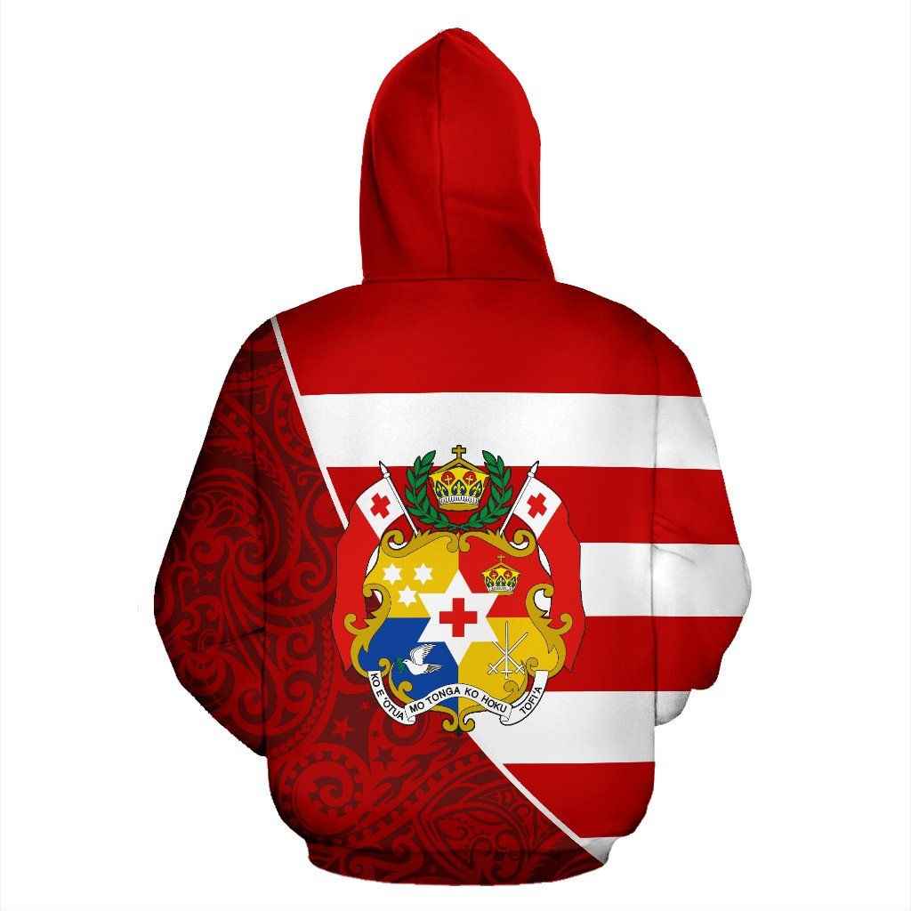 Tonga Hoodie Poly Coat Of Arms - Vibe Hoodie Shop