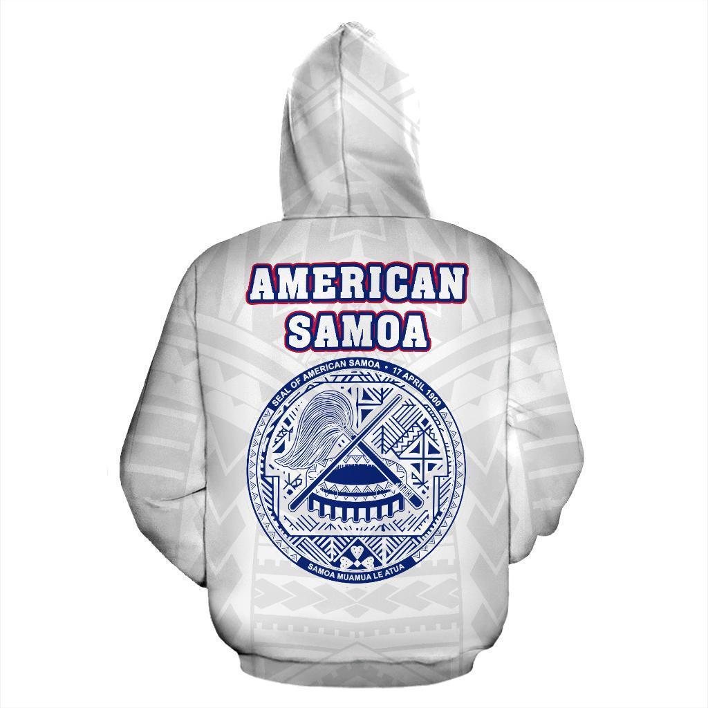 American Samoa Flag Coat Of Arms Polynesian Hoodie - 02 - Vibe Hoodie Shop