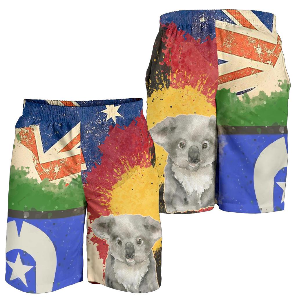 Men Short - Flag Combination with Koala - Vibe Hoodie Shop