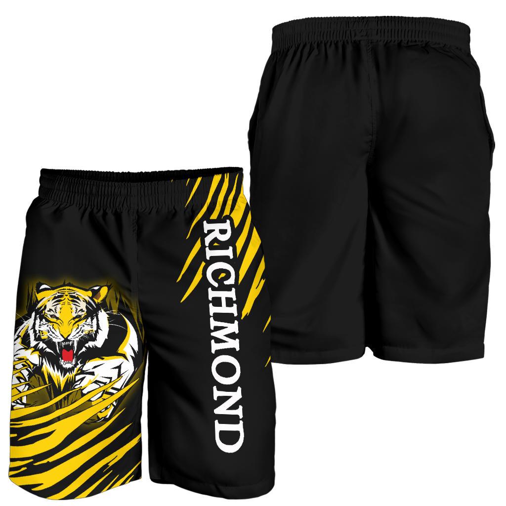 Richmond Tigers All Over Print Men's Shorts - Vibe Hoodie Shop