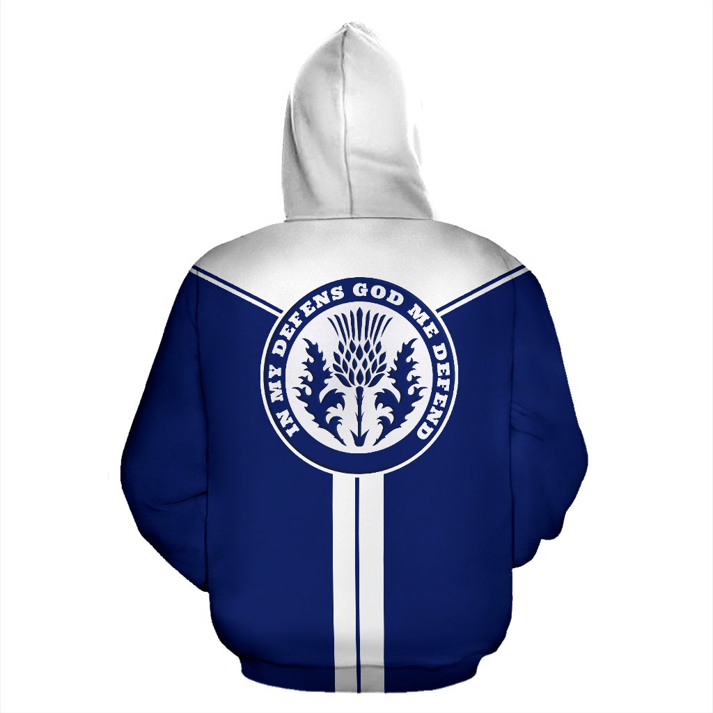 Scotland Rising Zip Hoodie - Vibe Hoodie Shop