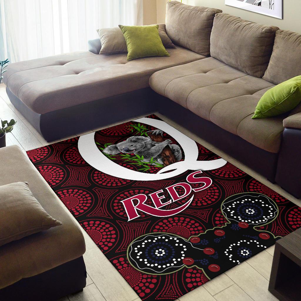 Queensland Area Rug Reds Rugby - Koala - Vibe Hoodie Shop