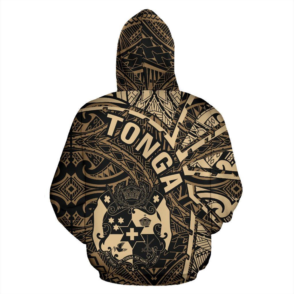 Hoodie Tonga Polynesia - Tornado Style Gold - Vibe Hoodie Shop