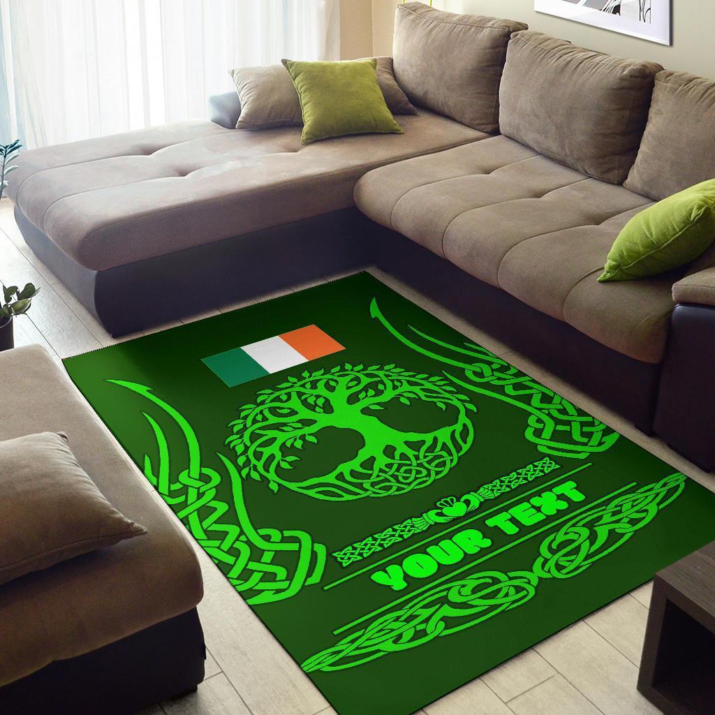 Ireland Celtic Personalised Area Rug - Symbol of Celtic - Vibe Hoodie Shop