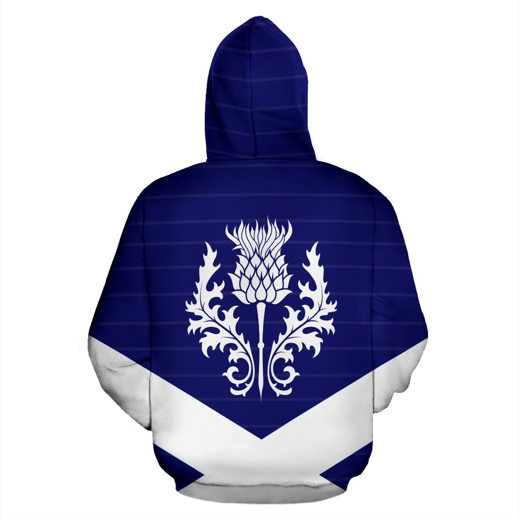 Scotland Hoodie Thistle And Lion - Vibe Hoodie Shop