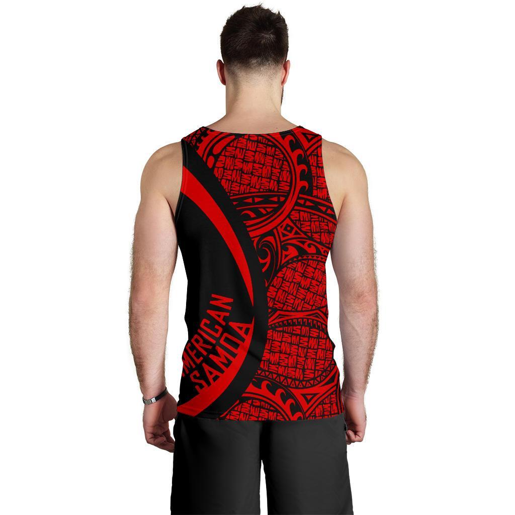 American Samoa Polynesian Men's Tank Top - Circle Style 02 - Vibe Hoodie Shop