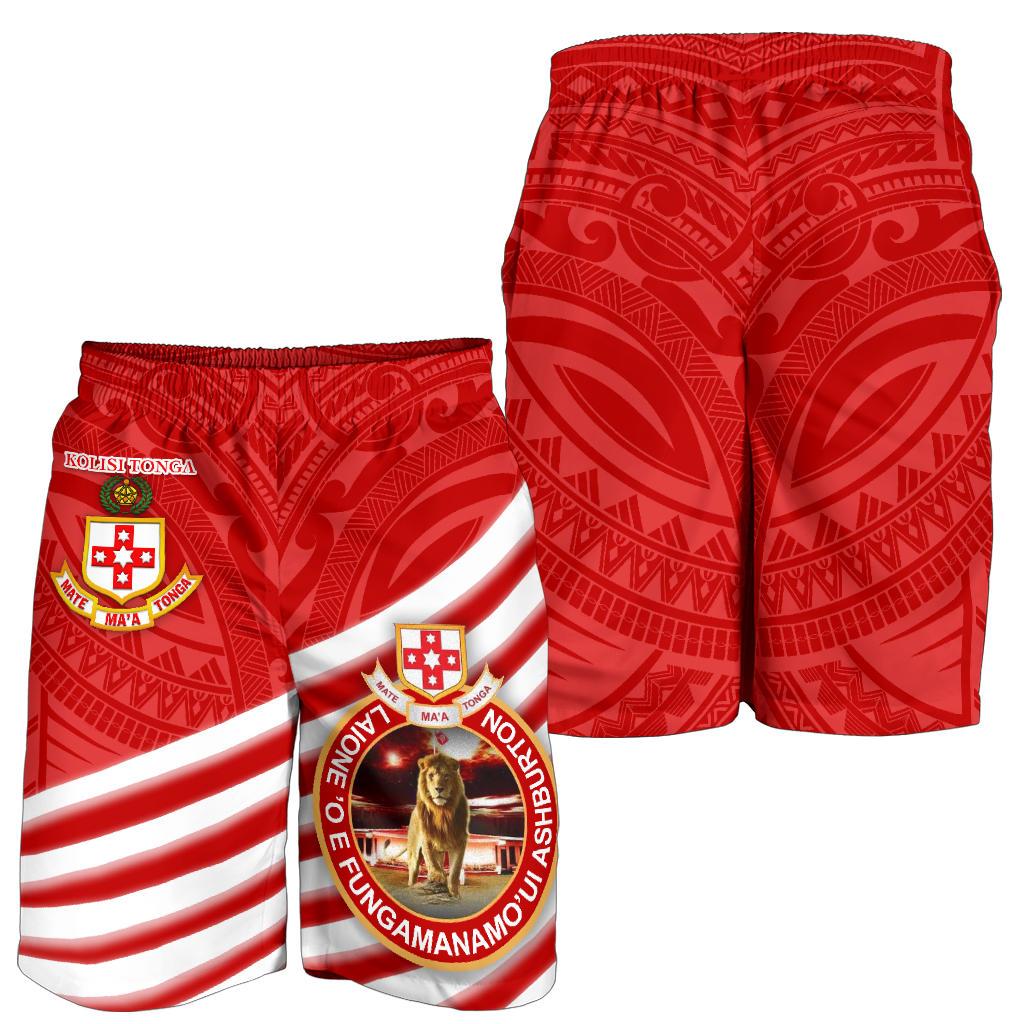 Kolisi Tonga Men Shorts Mate Ma'a Tonga Rugby Style - Vibe Hoodie Shop