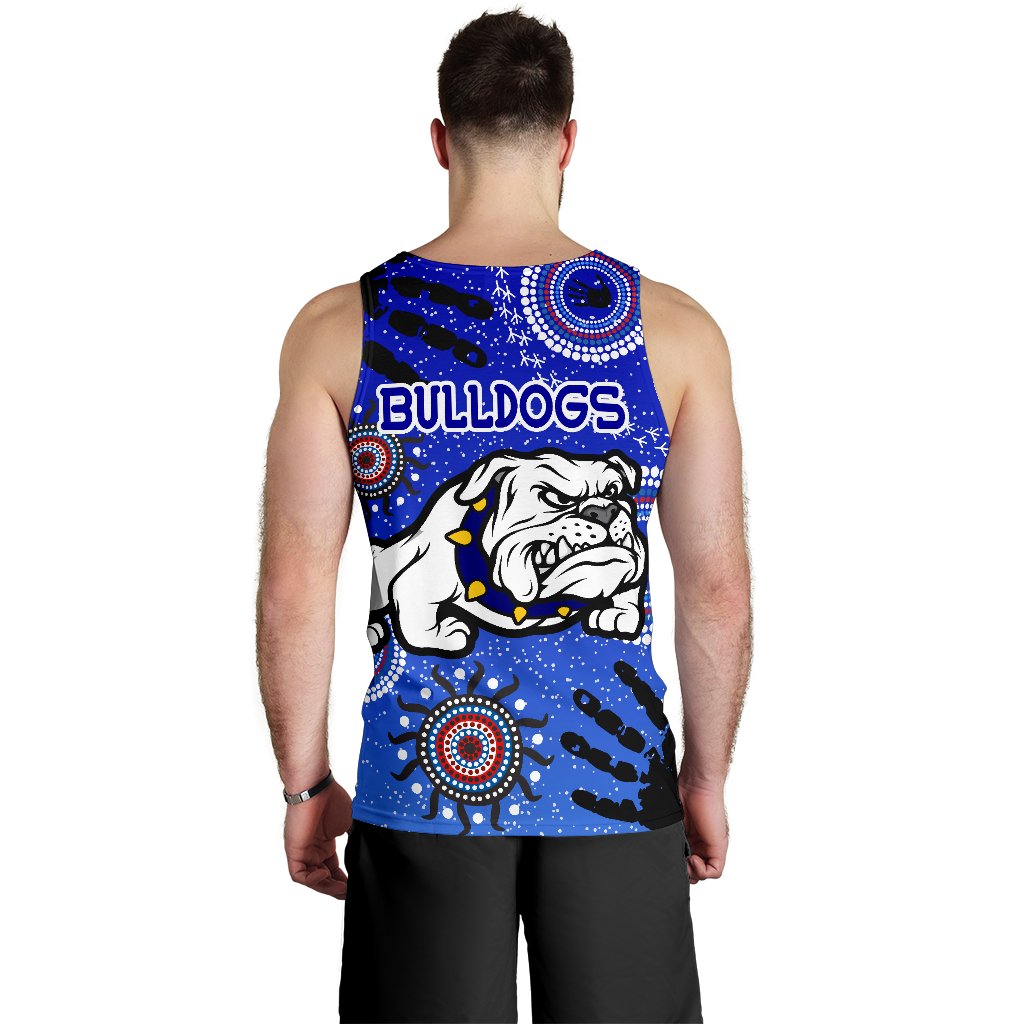 Bulldogs Men Tank Top Indigenous Country Style - Vibe Hoodie Shop