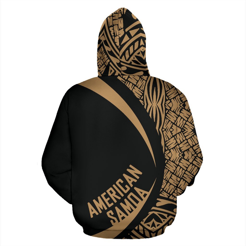 American Samoa Turtle Polynesian Hoodie - Circle Style 03 - Vibe Hoodie Shop