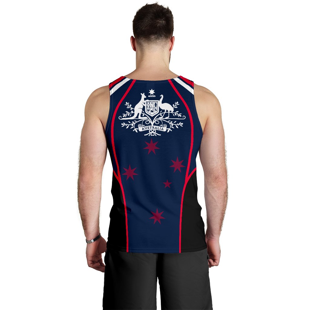 Men's Tank Top - Australian Coat Of Arms Mens Tank - Vibe Hoodie Shop