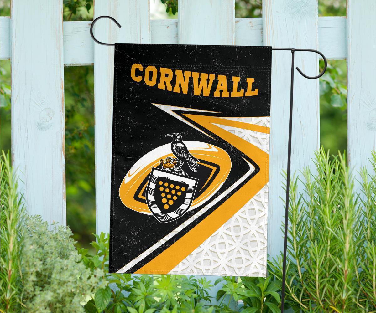 Cornwall Rugby Flag - Celtic Cornwall Rugby Ball - Vibe Hoodie Shop