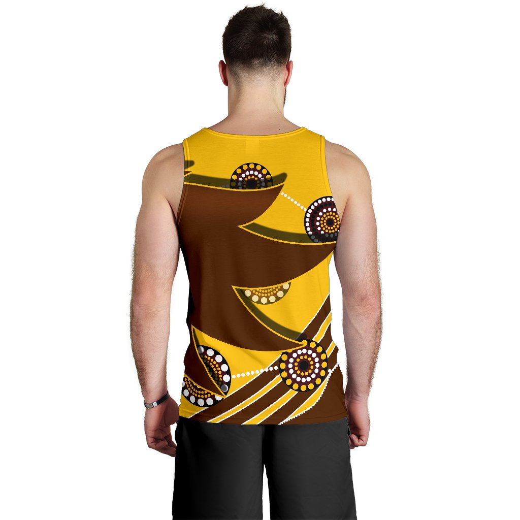 Pride Hawks Men Tank Top Hawthorn Indigenous - Vibe Hoodie Shop