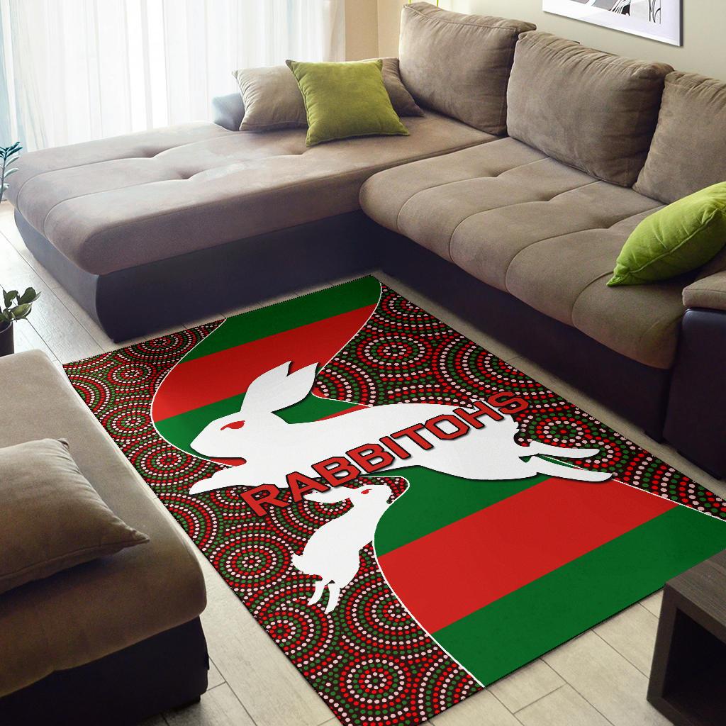 Rabbitohs Area Rug - Vibe Hoodie Shop