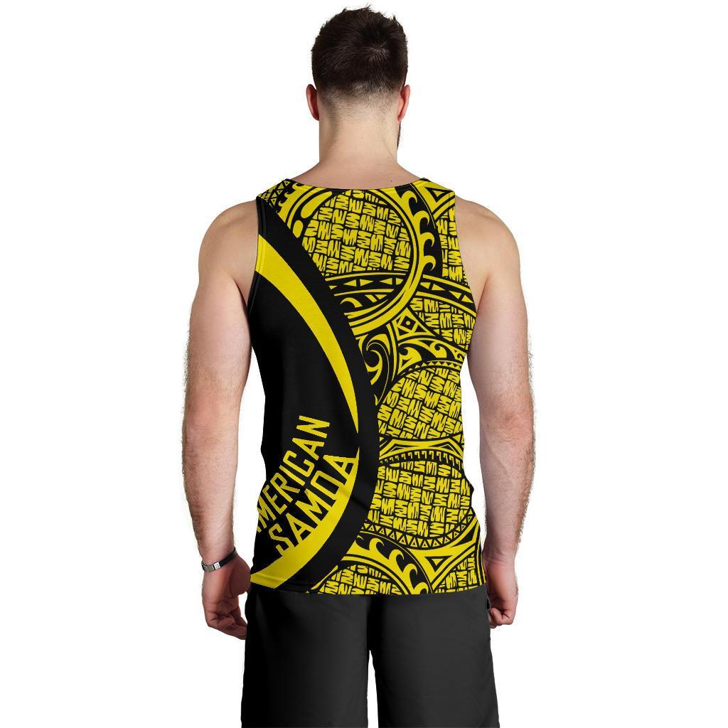 American Samoa Polynesian Men's Tank Top - Circle Style 03 - Vibe Hoodie Shop